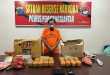 Polres Pematangsiantar Ungkap Peredaran Ganja 7 Kg, 1 Tersangka Ditangkap