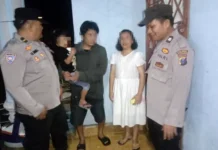 Polsek Siantar Marihat Pertemukan Anak 6 Tahun Terpisah di Jalan Durian dengan Orangtuanya