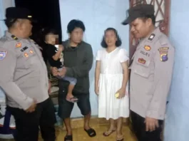 Polsek Siantar Marihat Pertemukan Anak 6 Tahun Terpisah di Jalan Durian dengan Orangtuanya