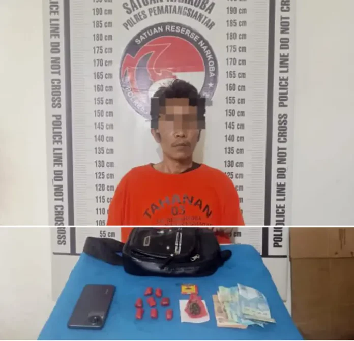 Pemilik Ganja 12,36 Gram Berhasil Diamankan Polres Pematangsiantar di Jalan Merbau