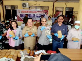 Polres Pematangsiantar Gelar Pemusnahan Barang Bukti Narkotika