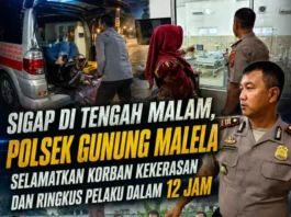 Polsek Gunung Malela Selamatkan Korban Kekerasan, Pelaku Diringkus Dalam 12 Jam