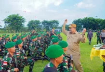 Bupati Batu Bara Sambut Kepulangan Prajurit Yonif 126/Kala Cakti dari Pamtas RI-PNG Bupati Batu Bara Sambut Kepulangan Prajurit Yonif 126
