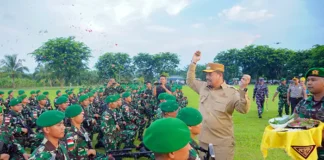 Bupati Batu Bara Sambut Kepulangan Prajurit Yonif 126/Kala Cakti dari Pamtas RI-PNG Bupati Batu Bara Sambut Kepulangan Prajurit Yonif 126