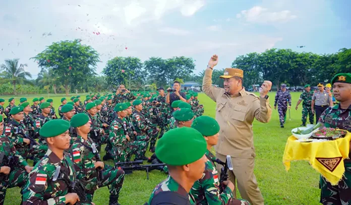Bupati Batu Bara Sambut Kepulangan Prajurit Yonif 126 Bupati Batu Bara Sambut Kepulangan Prajurit Yonif 126