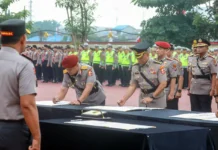 Kapolda Sumut Pimpin Sertijab 24 Pejabat Utama dan Kapolres