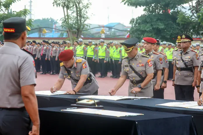 Kapolda Sumut Pimpin Sertijab 24 Pejabat Utama dan Kapolres