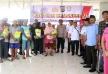 Kapolres Simalungun Salurkan Bantuan Kemanusiaan