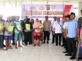 Kapolres Simalungun Salurkan Bantuan Kemanusiaan
