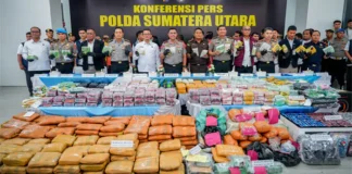 Polda Sumut Ungkap 3.865 Kasus Narkoba dalam Enam Bulan Polda Sumut Ungkap 3.865 Kasus Narkoba dalam Enam Bulan