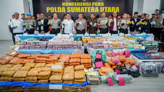 Polda Sumut Ungkap 3 Polda Sumut Ungkap 3.865 Kasus Narkoba dalam Enam Bulan