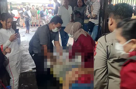Polsek Siantar Barat Cek TKP Temuan Mayat di Pasar Horas
